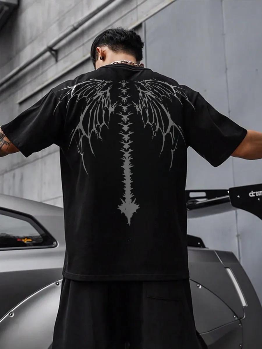 

Oversized Y2K T-shirt with print 2XL