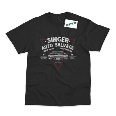 T-shirt Imprimé DTG Singer Auto Salvage Inspiré de Supernatural