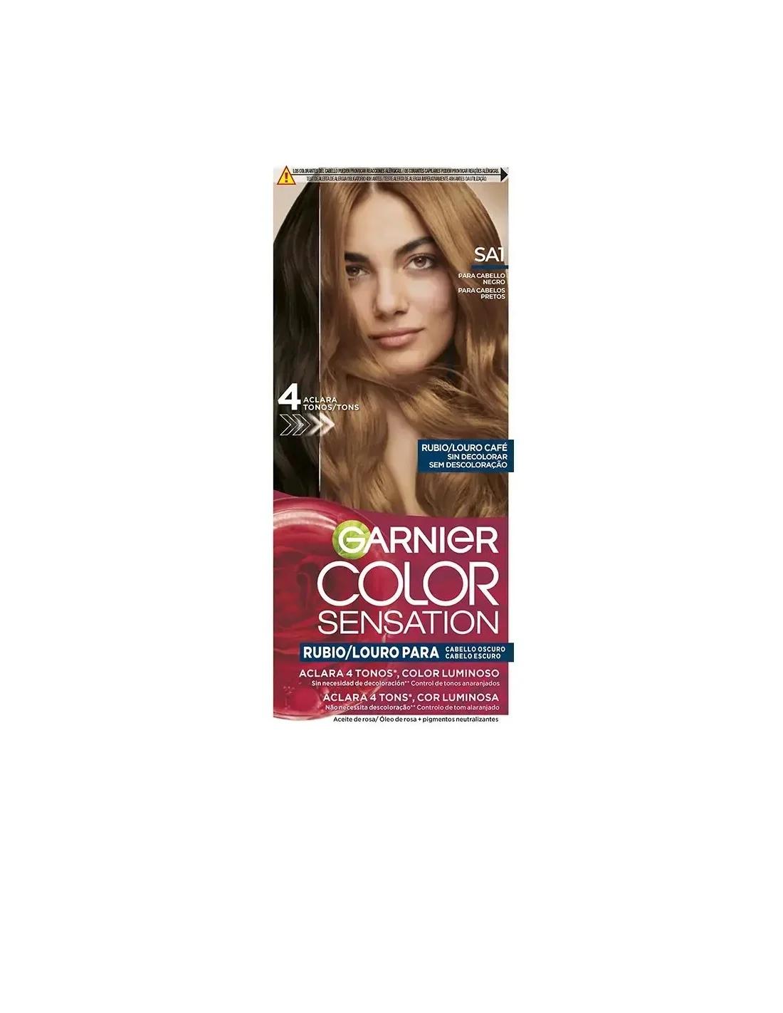 

Garnier Color Sensation Краска Светлый Блонд Без Осветления Для Темных Волос Блонд Кофе 5 шт