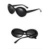Oval Sunglasses Fashion Retro Oval Style Woman Ladies Sun Glasses UV400 Oculos De Sol Funny Photo Props Glasses