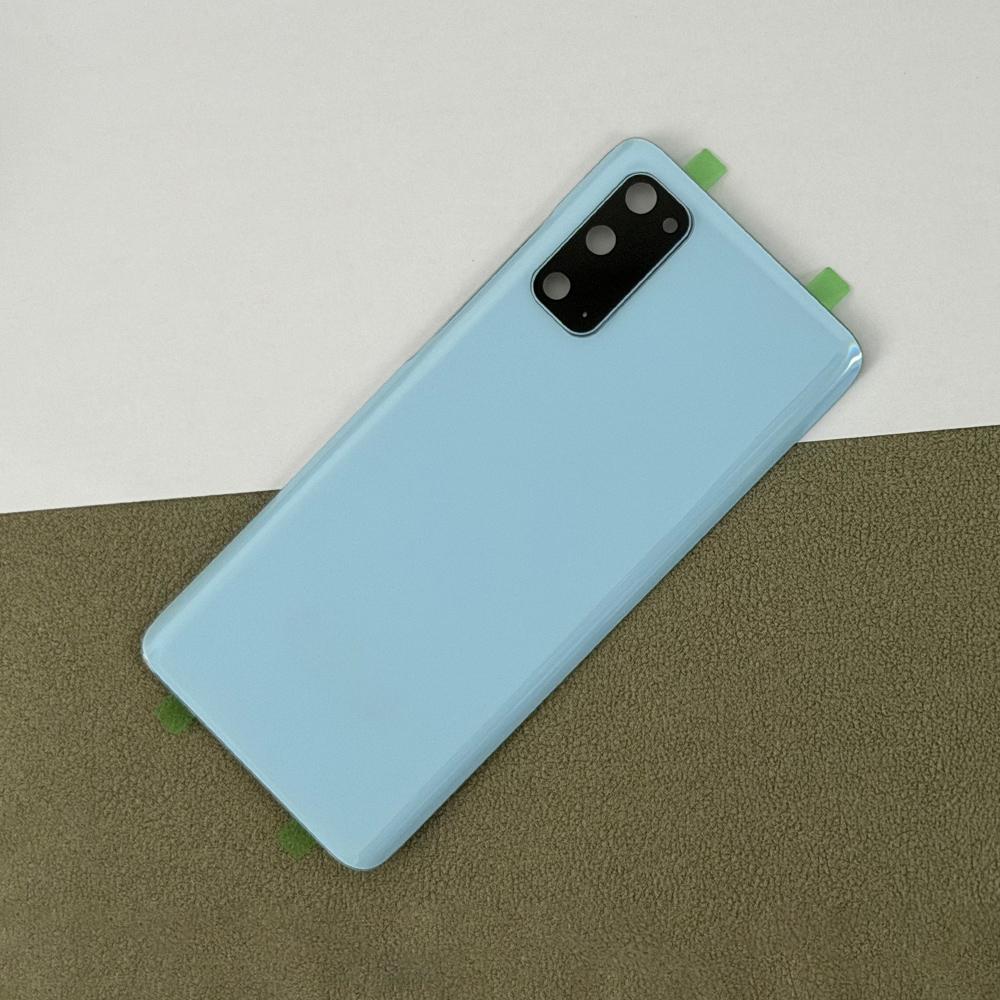 For Samsung Galaxy S20 Back Cover Rear Battery Glass Housing Case Panel With Camera Lens Replacement Parts G980 Back Cove