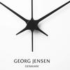 Georg Jensen Henning Koppel Analog Wall Clock, White, Diameter 30cm x Depth 6cm, Product Number: 3587583