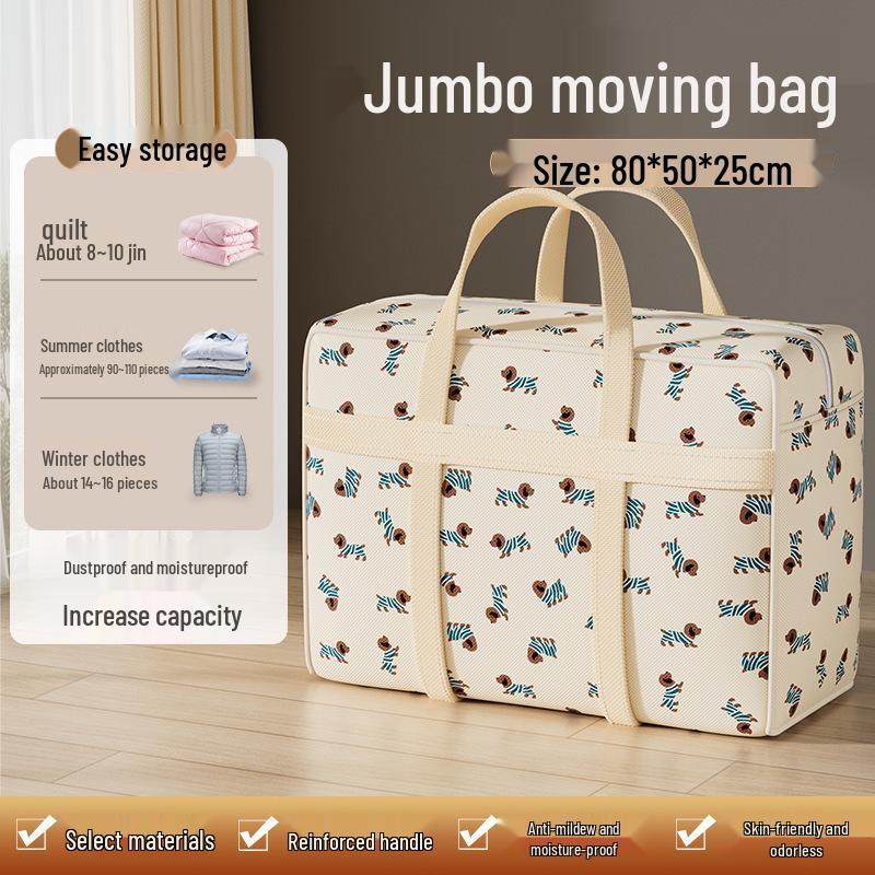 Large Capacity Waterproof & Transparent Storage Bag for Quilts & Clothing