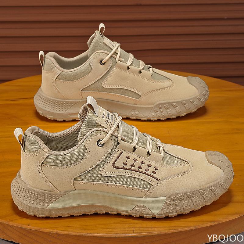 Fashion Men's Shoes Spring Summer New Breathable Shoes Men's Anti Slip Wear-resistant Simple Comfortable Sports Shoes