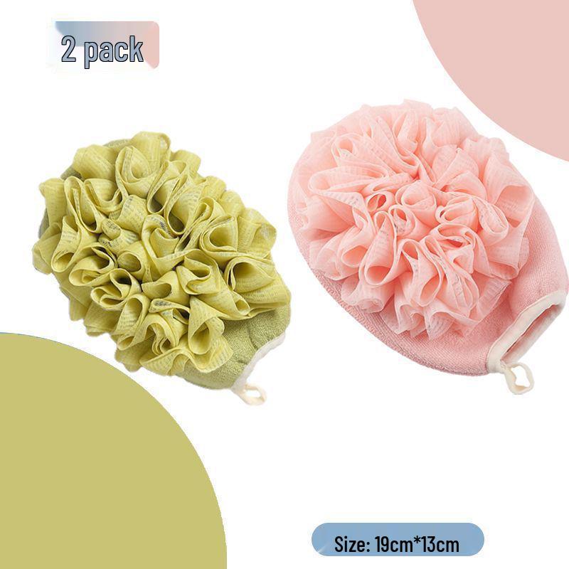 Double-Sided Exfoliating Bath Gloves & Scrubbing Towel Set for Women