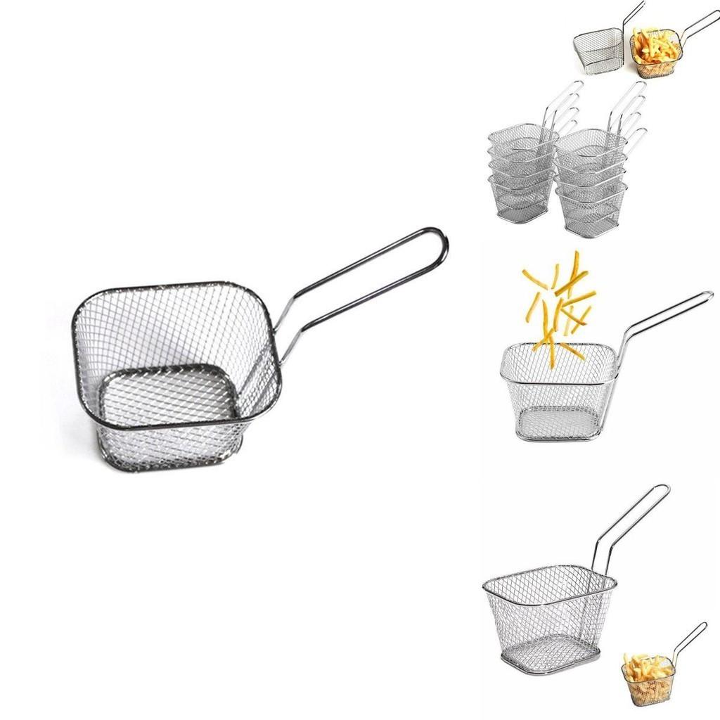 High-quality Wrought Iron Mesh Basket For Perfectly Fried Snacks Non-toxic Anti-corrosion