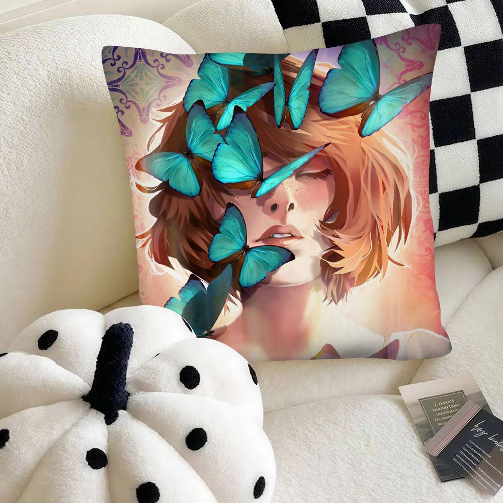 Game Life Is Strange Pillow Case Fashion Square Pillowcase Bedroom Sofa Room Ins Decoration Leisure