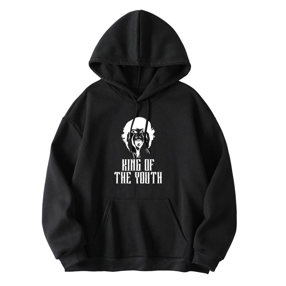 

Толстовка унисексBaylenlevine King of The Youth Hoodies с капюшоном Sweet Streetwear Толстовка с длинными рукавами