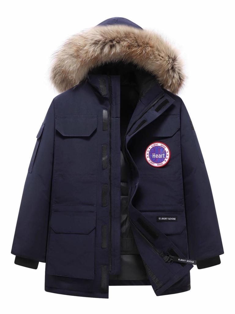 Zimní expediční parka s husím peřím - Zesílená nadměrná velikost Pracovní oděv pro muže a ženy