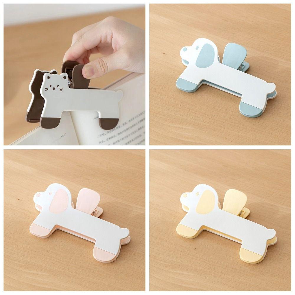 Stereoscopic Reading Auxiliary Fixed Book Clip Plastic Puppy Reading Clip Student Use