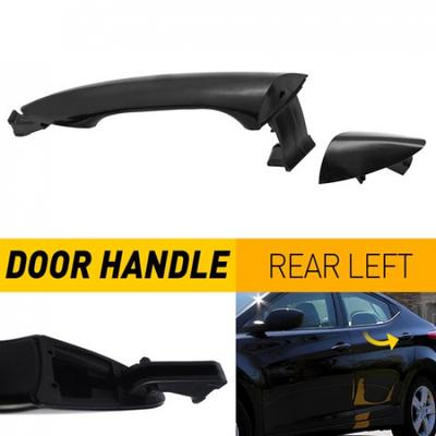 Rear Exterior Left Door Driver Side Handle Black 2011-2016 For Elantra Hyundai