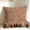 Cozy N-Nicolas Cage Headshot Pillow Cover  Comfy Cushion Cover Funny Pillow Case For Sofa Couch Bed Living Room