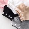 Women's Solid Color Faux Pearl Beading Breathable Cotton Low Cut Ankle Socks