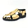 Fashion Luxury Brand Suit Interview Men's Formal Shoes High-end Gold Wedding Shoes Office Men's Business Leather Shoes Breathable Summer