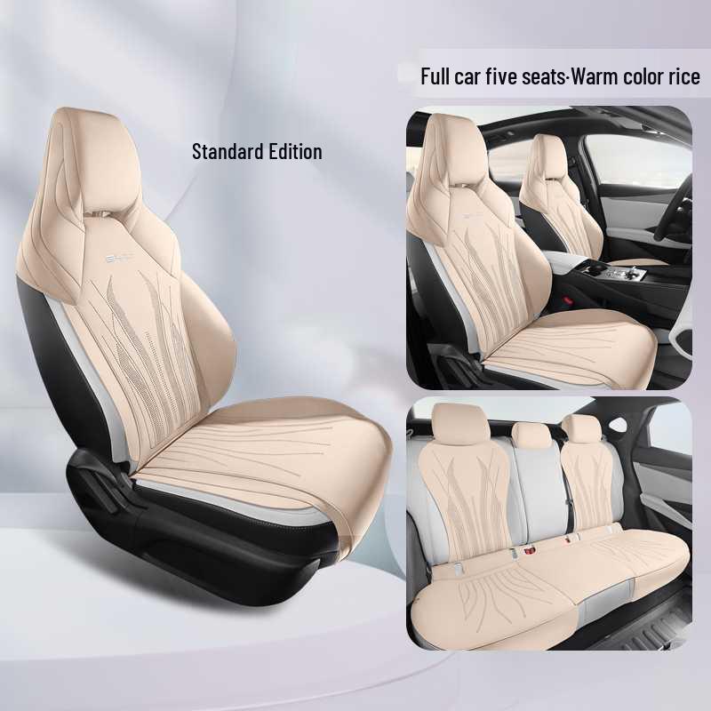 Seal 06 DMI Four Seasons Ventilated Car Seat Cushion - Suede Half-Covered Universal Pad