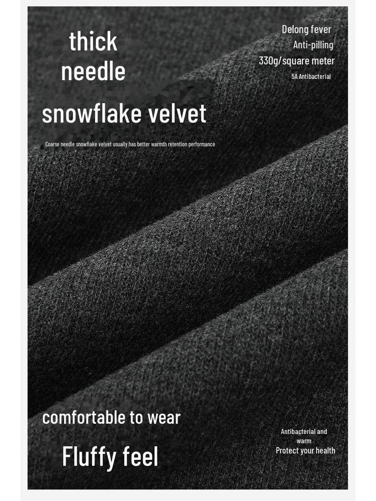 Męska termoaktywna koszulka z niemieckiego aksamitu - Antybakteryjna i ciepła na jesień i zimę