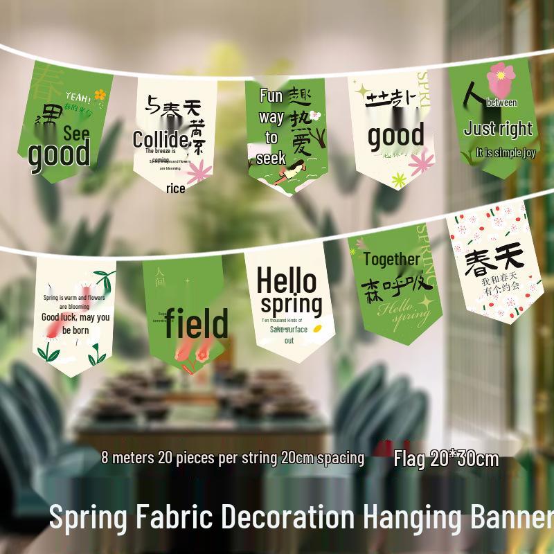 

Summer-Themed String Flags for Campsites and Homestays Standard