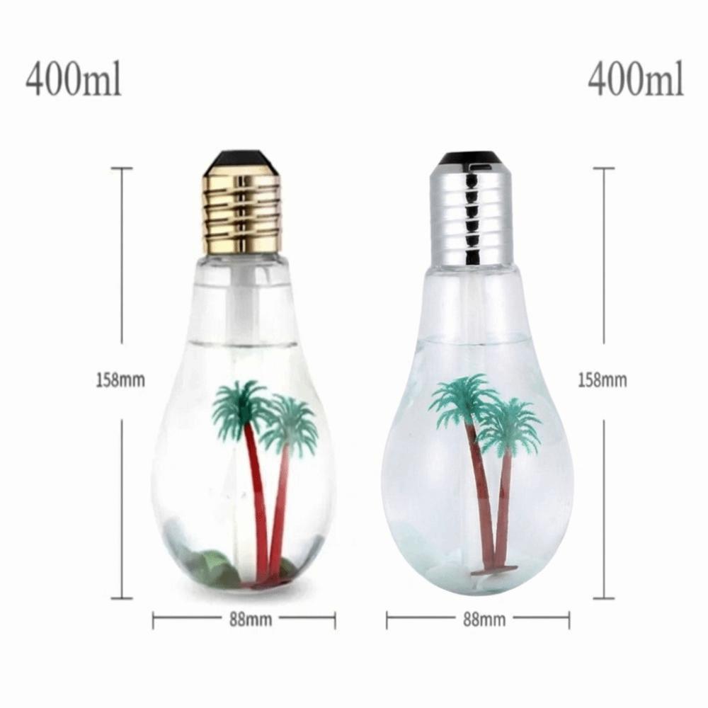 Creative Design Bulb Shape Humidifier Compact Size Portable Humidifier  Office Space