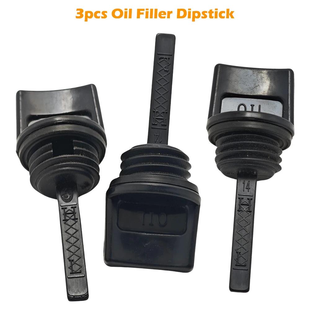 3pcs Oil Filler Dipstick For Honda GX160 GX200 GX120 GX140 GX110 Engine Generator Lawnmower 15600-ZE1-003 Stens 125-692