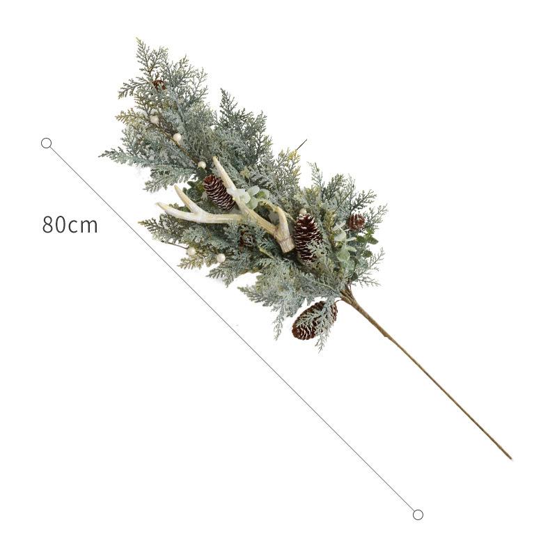 Artificial Christmas vine hanging flowers for wall decoration rattan fake plants leaves garland romantic wedding home decoration