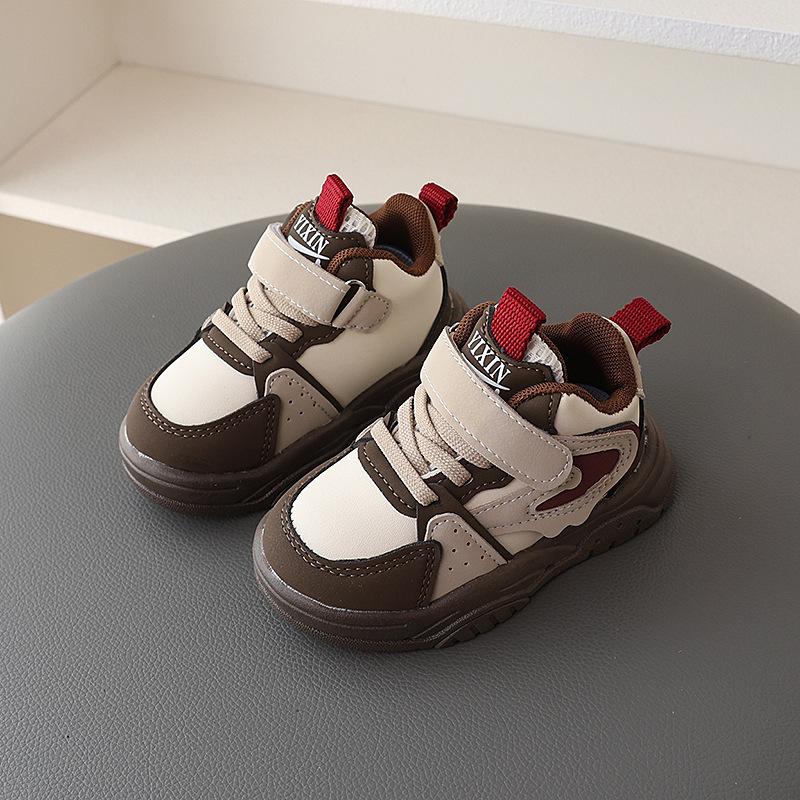 Kids Mid Top Canvas Shoes 1-5 Years Old Boys Girls Casual Sneakers Spring Autumn Non Slip Toddler Baby Sports Shoes
