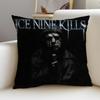 Metal IIce Nine KillsS Cushion Cover Breathable and skinfriendly linen pillowcase square removable and washable cushion