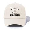 Pc SOMEBODYS PROBLEM Print  Baseball Cap for Adults  Minimalist Retro Style Casual Soft Adjustable Dad Hat Perfect As Gift