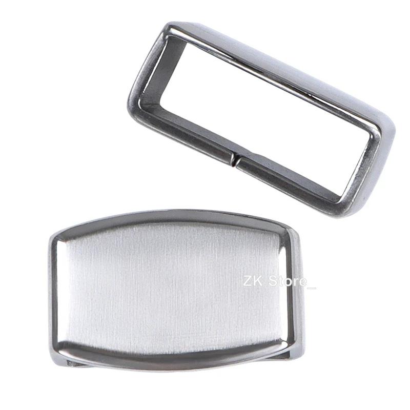 18mm 20mm Edelstahl Faltschließe für Seiko Uhrenarmbänder Silberne Schließe Doppeldruckknopfschließen Uhrenzubehör