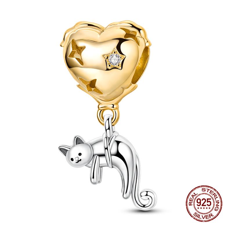 

Original Charms Copper Air Balloon Charms Beads Fit 3Mm Original Bracelet Necklace Women Diy Jewelry Gifts 3mm