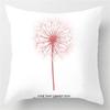 Pink Feather Pillowcase Decorative Bed  Car Sofa Cushion Cover Home Fashion Cute