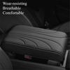 Black Universal PU Leather Car Center Console Seat Armrest Pad Box Cover Cushion
