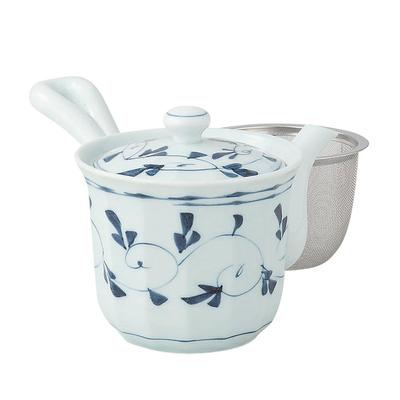 Hasami Ware leichte Teekanne Arabeskenmuster 39535 (klein)
