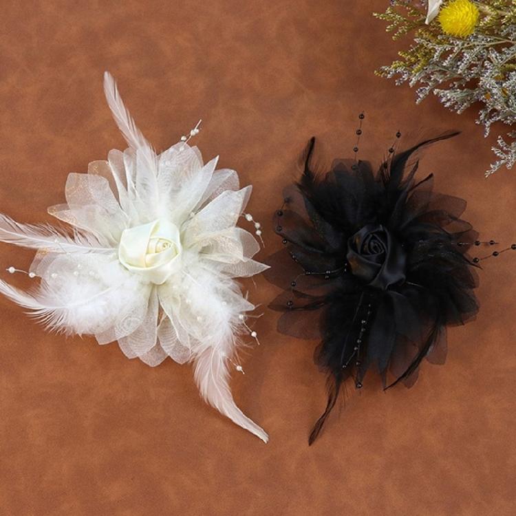 3D Organza Flower Appliques Handmade Clothing Flower Patches Sewing On Materials