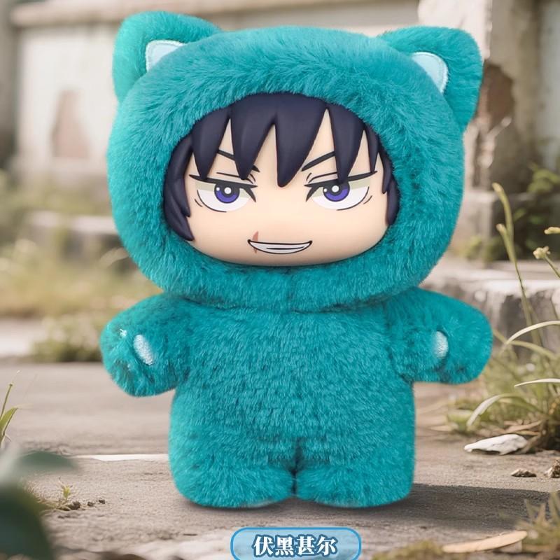 Original Jujutsu Kaisen 2 Cat Ear Plushie Series Blind Box Mystery Box Anime Figure Room Decoration Collection Kids Custom Gift
