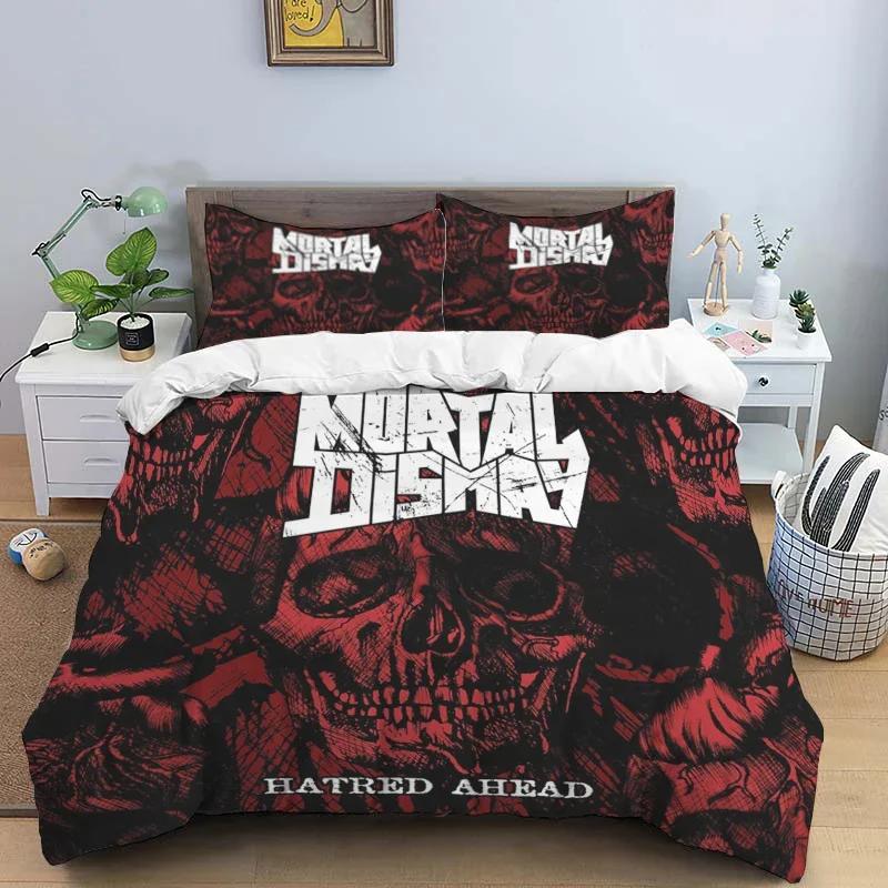 American cartoon illustration Print Polyester Bedding Sets Children or Adults for Beds Quilt Cover Pillowcase Anime bedding set