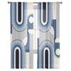 Abstract Colors In Medieval Geometry Voile Sheer Curtains Living Room Window Tulle Curtain Kitchen Bedroom Drapes Home Decor