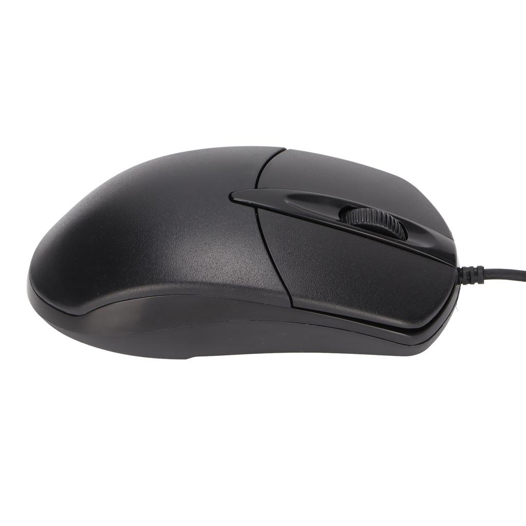 Heated Mouse 3 Levels Adjustable Black Ergonomic 1600DPI Wired Heating Mouse for Windows for OS X System Desktop Laptop