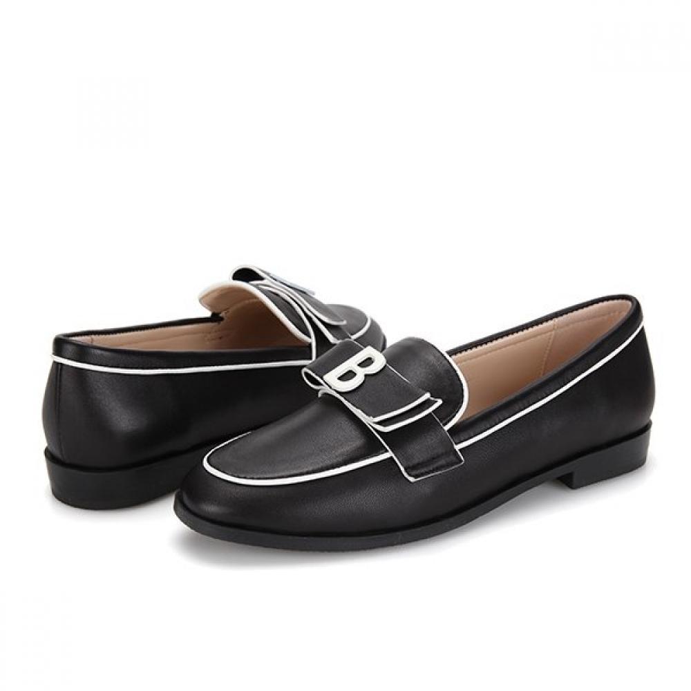 Barbara Women S Color Block Leather Loafer 2cm Bbg152bk