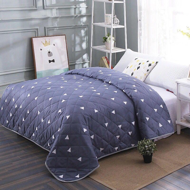 2021 summer washed quilt 1 pcs soft breathable skin-friendly and cool blanket thin new quilt bedspread