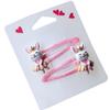 1pair Glitter Hair Clips Cartoon Pattern Hair Barrettes Children Hairpin Hair Accessories for Kids Birthday Party