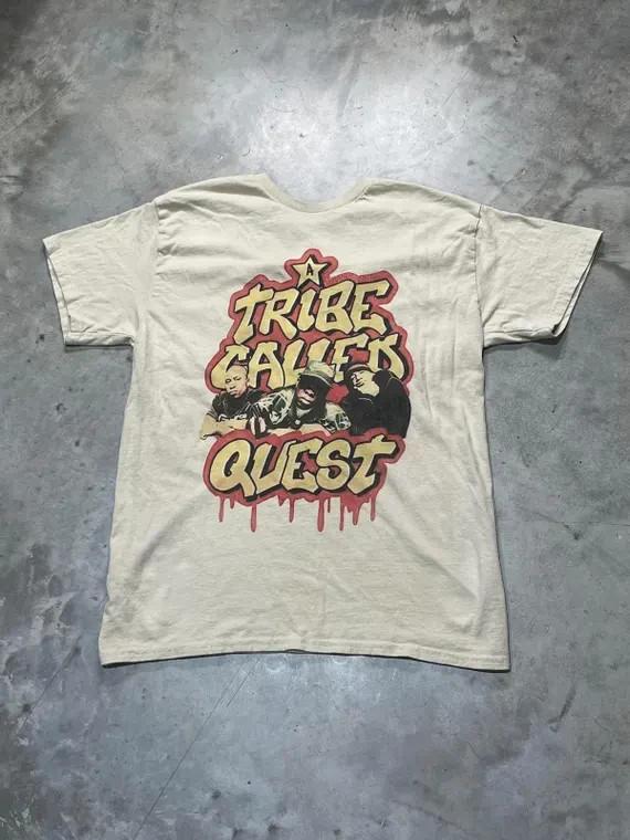 Vintage style A TRIBE CALLED QUEST WHite Shirt Unisex Concert S-5XL BO909 Unisex T-Shirt M