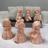 DIY Girl Doll Silicone mold 3D Princess Statue Resin Crafts Plaster mold Cute doll candle soap chocolate ice cube baking tools