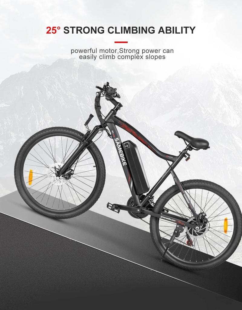 New model SY26-II 500w 36v 13Ah  Bicycle for Men Road Bike 26*1.95 Inch Tire Bicycle Mountain 26 Inch Cycle 21 Speed  Electric Bicycle.
