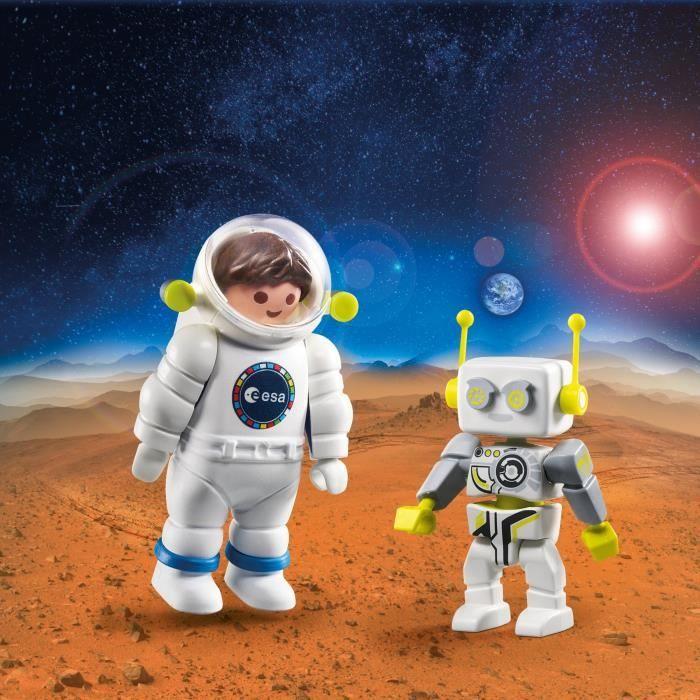 PLAYMOBIL - 70991 - Playmobil Duo - Astronaute ESA et ROBert