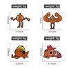 Niedliche Goldfisch-Cartoon-Emaille-Pins, personalisierte Steve-der-Fisch-Broschen, Anstecknadeln, Kleidung, Tierschmuck, Geschenk für Freunde