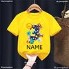 Personalized Name Space Aerospace Rocket 3rd/4th/5th Birthday Print T-Shirt Boys Children'S Shirt Space Birthday Party Gift Tees