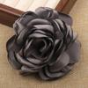 Burn Edge Rose Fabric Flower: 8.5cm Handmade Accessory for DIY Clothing and Jewelry