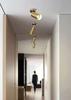 Modern Gold Multi-Head Spotlight Wall Lamp for Bars, Restaurants, and Cloakrooms