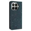 For Xiaomi 15T Pro Case Imprinted Flower Wallet Stand Leather Phone Cover