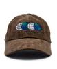 Midieomseu Corduroy Earth Ball Cap - Brown